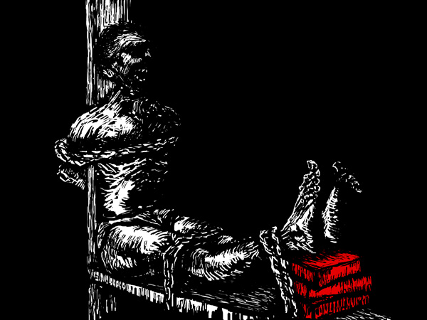 Les "bancs du tigre" font partie des techniques de torture décrites par les prévenus