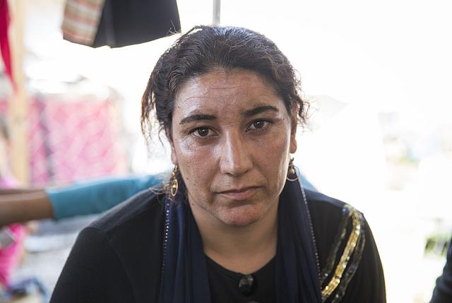 Karmey est une femme yézidie du nord de l'Irak. © Amnesty International (Photo : Richard Burton)