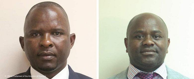 Eswatini Parlementaires Mduduzi Bacede Mabuza Mthandeni Dube