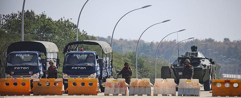 Myanmar police