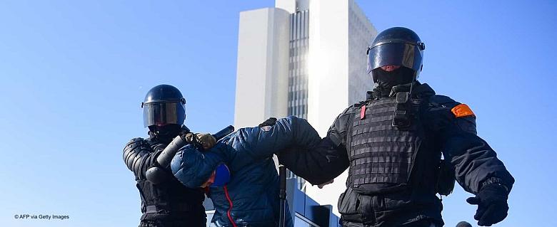 Russie Arrestation Droit Manifester
