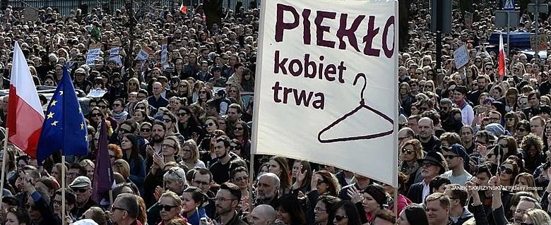 Manifestation pour l'avortement en Pologne
