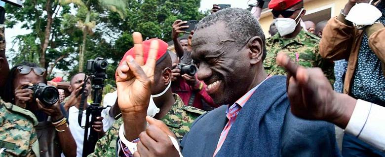 photo de Kizza Besigye au Kenya