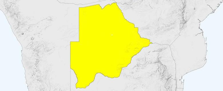 carte Botswana rapport annuel amnesty