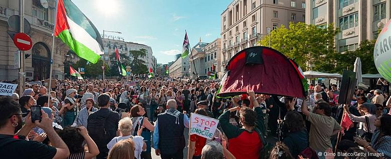 Palestine manifestation ONG Israël