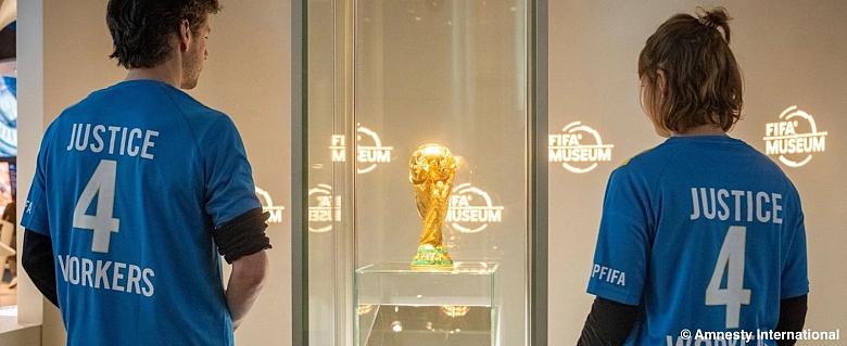 Coupe du monde de la FIFA, lettre ouverte réclamant justice pour les travailleurs victimes de violations