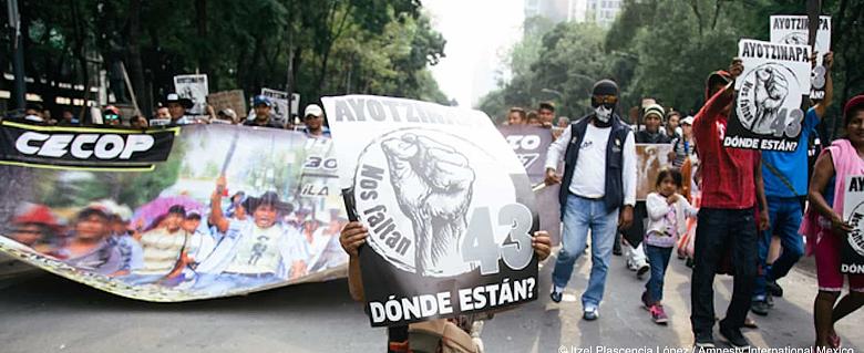 Mexique - la justice pour les familles des étudiants d'Ayotzinapa