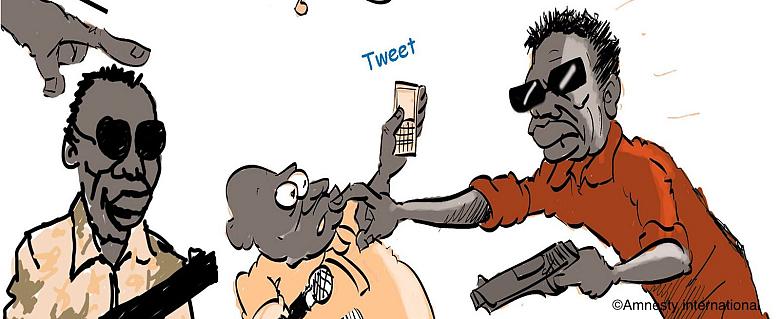 Soudan du Sud, les six professionnels des médias détenus après la diffusion d'une vidéo montrant le président Salva Kiir uriner en public doivent être libérés 