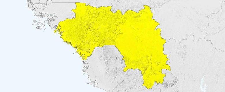carte Guinée rapport annuel amnesty