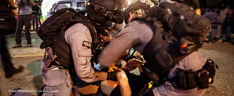 Israël Police Manifestants