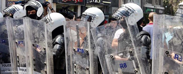Palestine Police Manifestations
