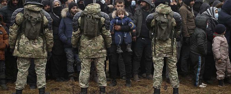Frontiere Belarus Pologne refugies