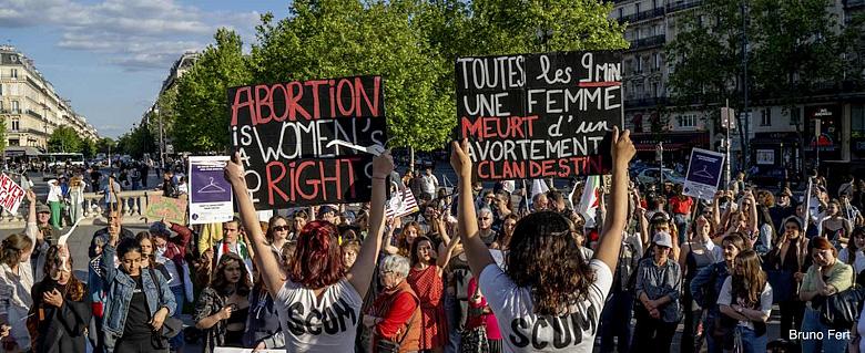 Rassemblement pour la défense de l'avortement aux USA