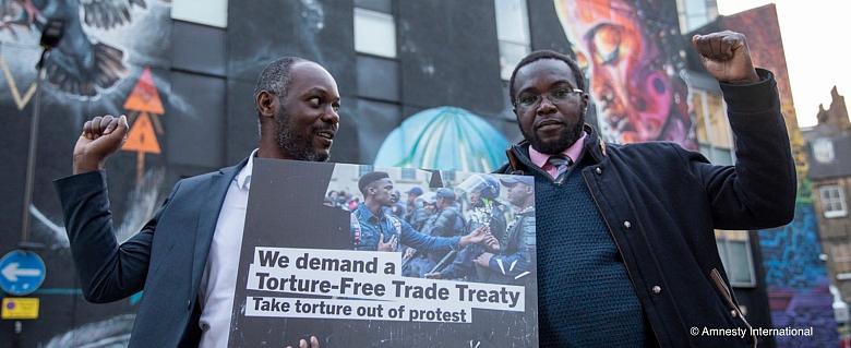 Une déclaration pour réclamer des contrôles internationaux afin de lutter contre le commerce des outils de torture 