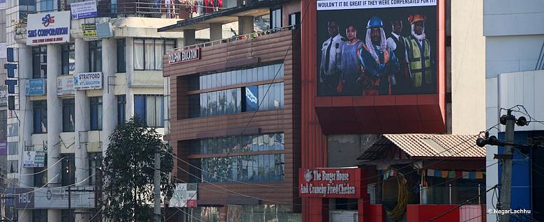 Pay Up Fifa Billboard - Kathmandu, Nepal
