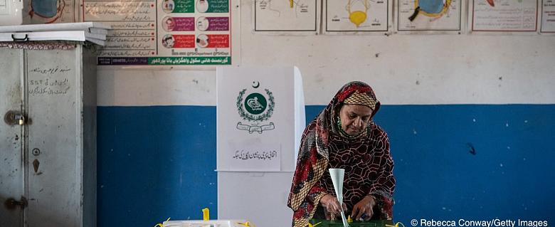 Photo d'une femme au Pakistan