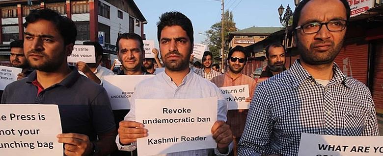 Inde - journalistes de la région du Kashmir