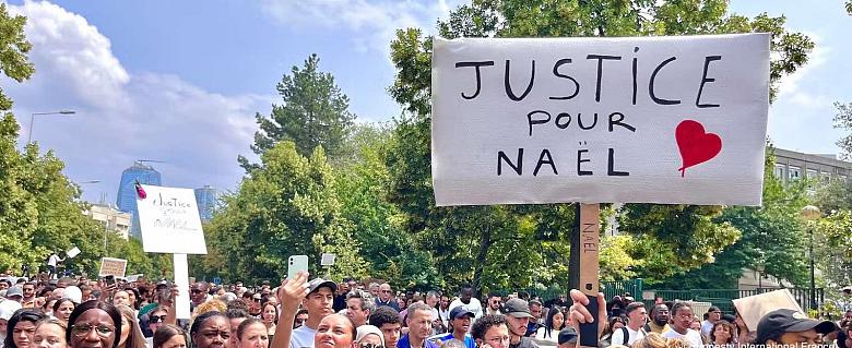 manifestations pour demander justice pour Nahel