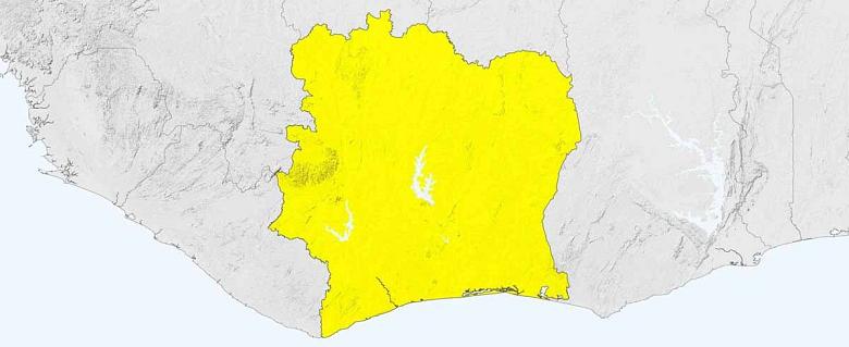 carte Côte d'Ivoire rapport annuel amnesty
