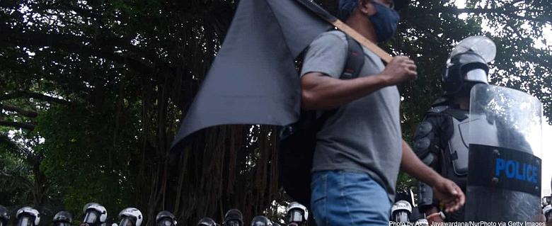 Sri Lanka loi antiterroriste manifestants