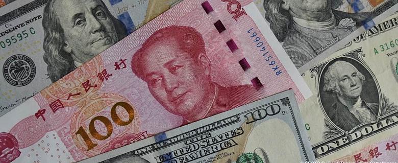 billets d'argent chinois, américain, ...