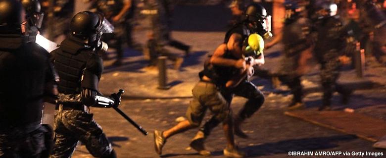 Liban, les forces de sécurité n'ont pas rendu de comptes pour les actions répressives visant des manifestants